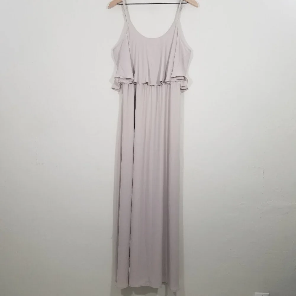 Show Me Your MuMu Caitlin Ruffle Maxi Dress Size M - Picture 3 of 7